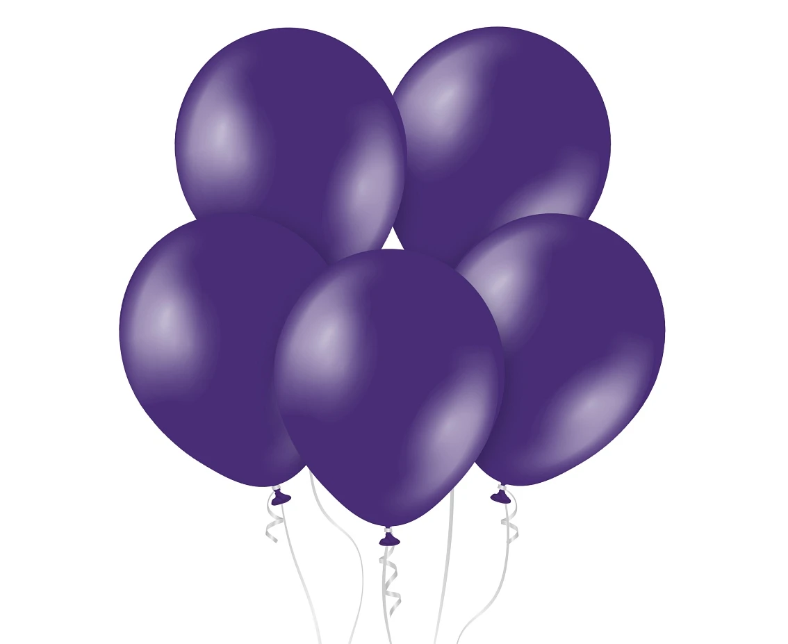 Kalisan Balloons 11", Metallic Violet, 50 psc.